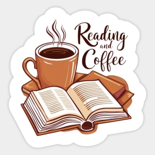 Book Fuelled by Coffee. Sticker